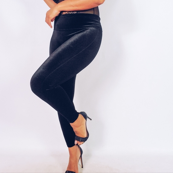 🚫SOLD🚫DKNY Velvet Leggings - Picture 3 of 5